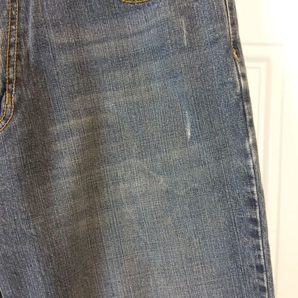 DHJC 1865 original five pocket denim heavy-duty mildly distressed bootcut Jeans - Picture 6 of 16